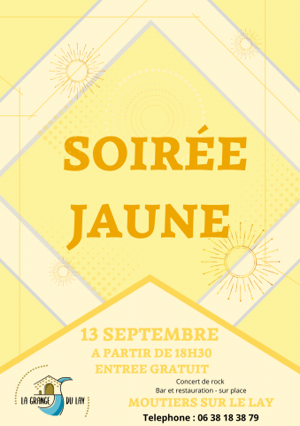 Soirée Jaune