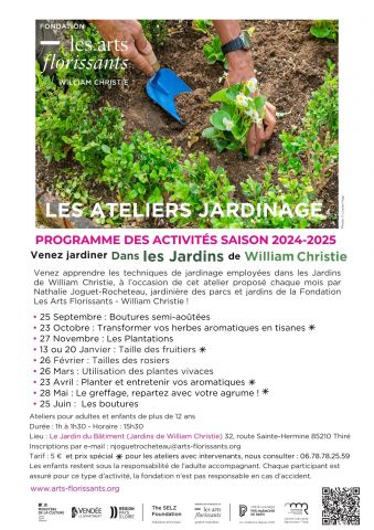 Ateliers jardinage dans les jardins de William ...