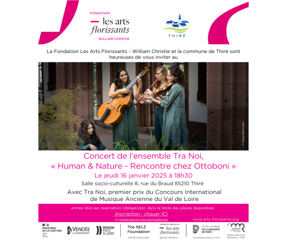 Concert baroque de l’ensemble Tra Noi