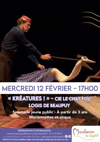 « Kréatures » – Cie Le Chat Fou