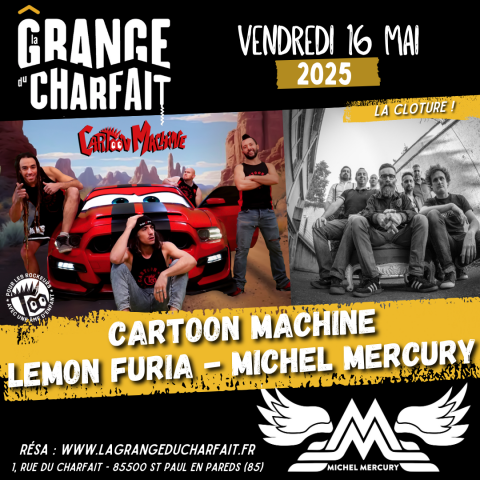 Concert - CARTOON MACHINE / LEMON FURIA / MICH ...