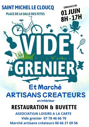 VIDE GRENIER ET MARCHE ARTISANS CREATEURS